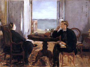  Edouard Manet Interior at Arcachon - Art Print