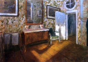  Edgar Degas Interior at Menil-Hubert - Art Print