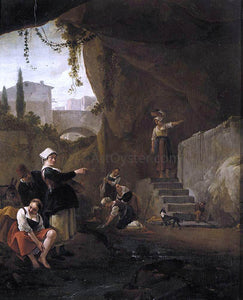  Thomas Wijck Interior of a Cave - Art Print