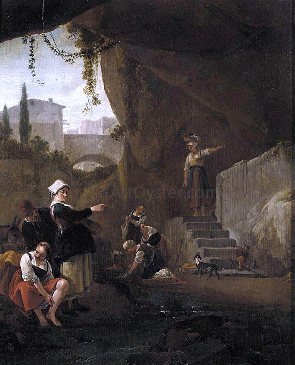  Thomas Wijck Interior of a Cave - Art Print