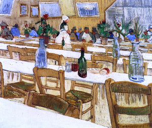  Vincent Van Gogh Interior of a Restaurant - Art Print