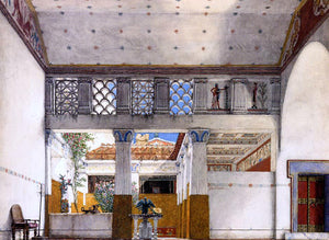  Sir Lawrence Alma-Tadema Interior of Caius Martius's House - Art Print