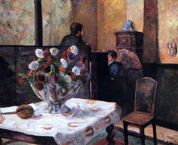  Paul Gauguin Interior of the Painter's House, rue Carcel - Art Print