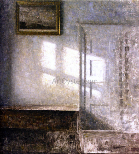  Vilhelm Hammershoi Interior, Strandgade - Art Print