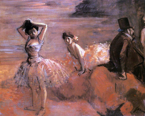  Jean-Louis Forain Interlude - Art Print