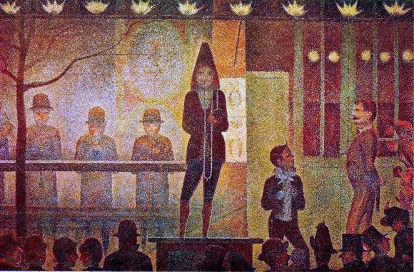  Georges Seurat Invitation to the Sideshow - Art Print