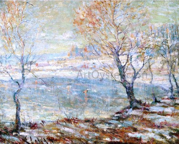  Ernest Lawson Inwood on Hudson, In the Snow - Art Print