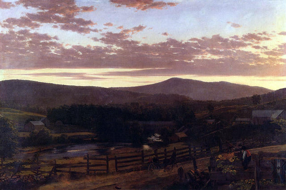  Frederic Edwin Church Ira Mountain, Vermont - Art Print