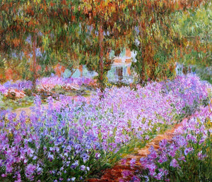  Claude Oscar Monet Irises in Monet's Garden - Art Print