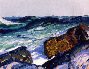  George Wesley Bellows Iron Coast, Monhegan - Art Print