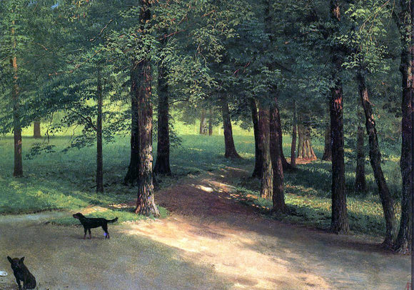  Albert Bierstadt Irvington Woods - Art Print