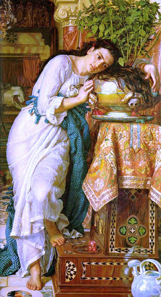  William Holman Hunt Isabella and the Pot of Basil - Art Print