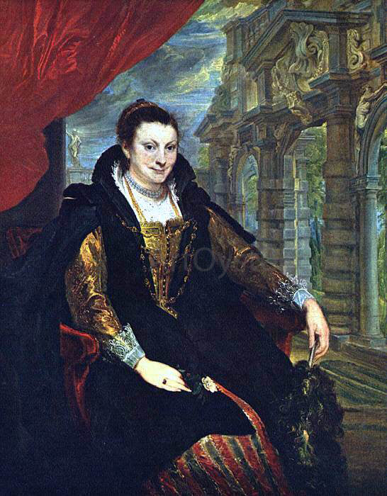  Sir Antony Van Dyck Isabella Brandt - Art Print
