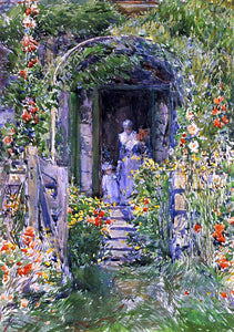  Frederick Childe Hassam Isles of Shoals Garden (also known as The Garden in Its Glory) - Art Print