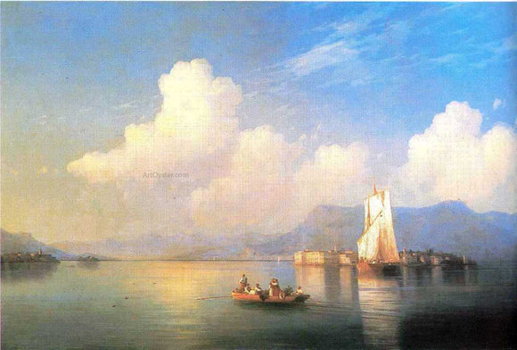  Ivan Constantinovich Aivazovsky Italian landscape - Art Print