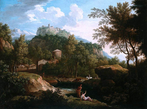  Jacob De Heusch Italian Landscape - Art Print