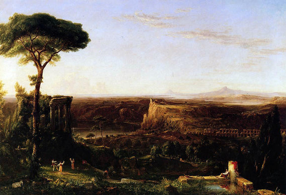  Thomas Cole Italian Scene, Composition - Art Print