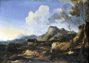  Gaspard Dughet Italianate Landscape - Art Print