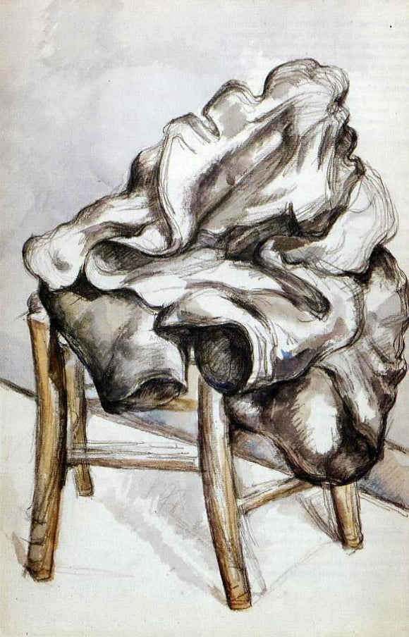  Paul Cezanne Jacket on a Chair - Art Print