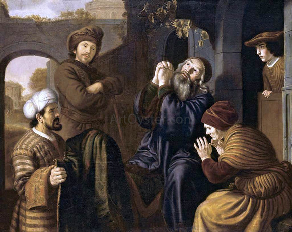  Jan Victors Jacob Being Shown Joseph's Robe - Art Print