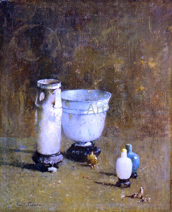  Emil Carlsen Jade and Ancient Glass - Art Print