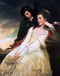  George Romney Jane Maxwell, Duchess Of Gordon And Her Son The Marquis Of Huntly - Art Print
