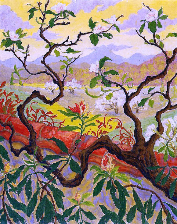  Paul Ranson Japanese Style Landscape - Art Print