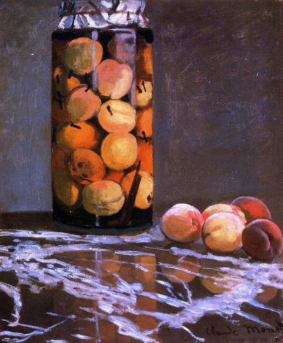  Claude Oscar Monet Jar of Peaches - Art Print