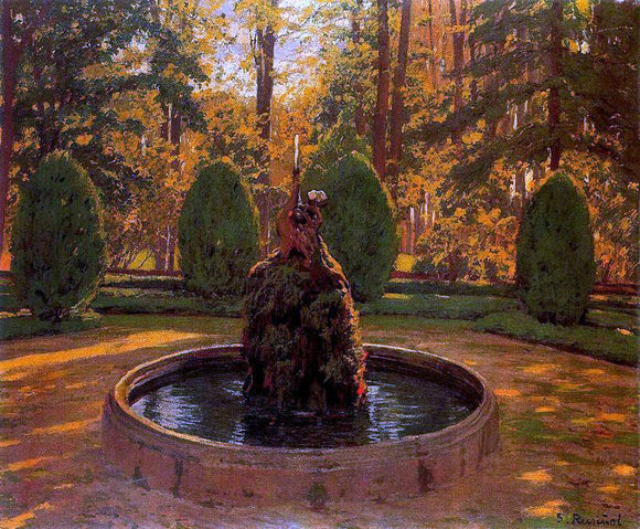  Santiago Rusinol Prats Jardines de Aranjuez - Art Print