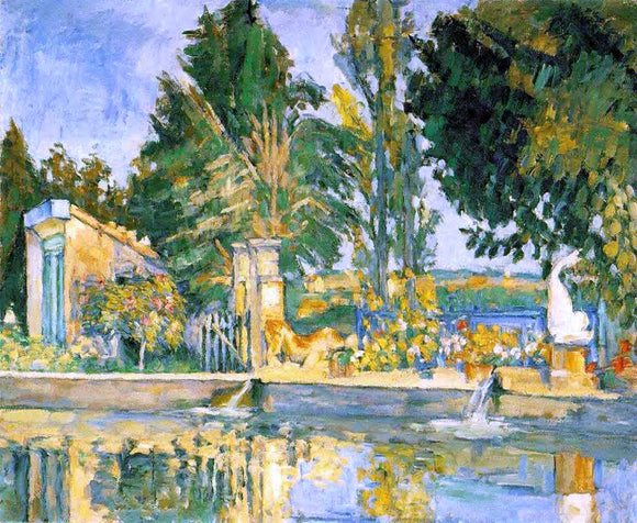 Paul Cezanne Jas de Bouffan, the Pool - Art Print