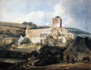  Thomas Girtin Jedburgh Abbey from the South-East - Art Print