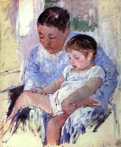  Mary Cassatt Jenny and Her Sleepy Child - Art Print