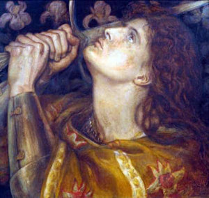  Dante Gabriel Rossetti Joan of Arc - Art Print