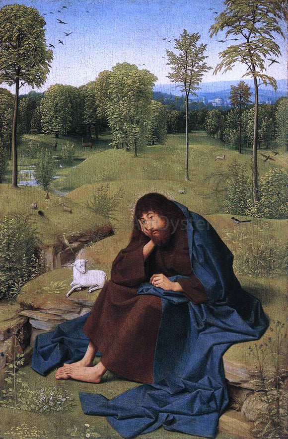  Geertgen Sint Jans John the Baptist in the Wilderness - Art Print