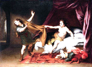  Bartolome Esteban Murillo Joseph and Potiphar's Wife - Art Print