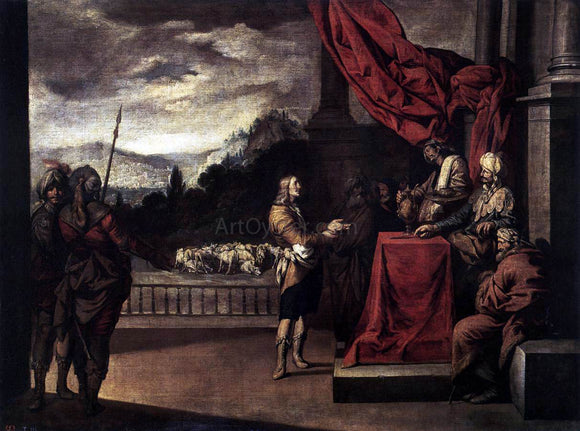  Antonio Del Castillo Joseph Explains the Dream of the Pharaoh - Art Print