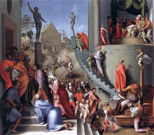  Jacopo Pontormo Joseph in Egypt - Art Print