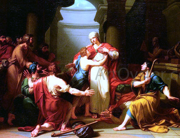  Jean-Charles Tardieu Joseph Reconnu Par Ses Freres - Art Print