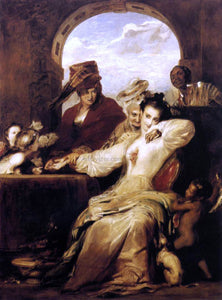  Sir David Wilkie Josephine and the Fortune-Teller - Art Print