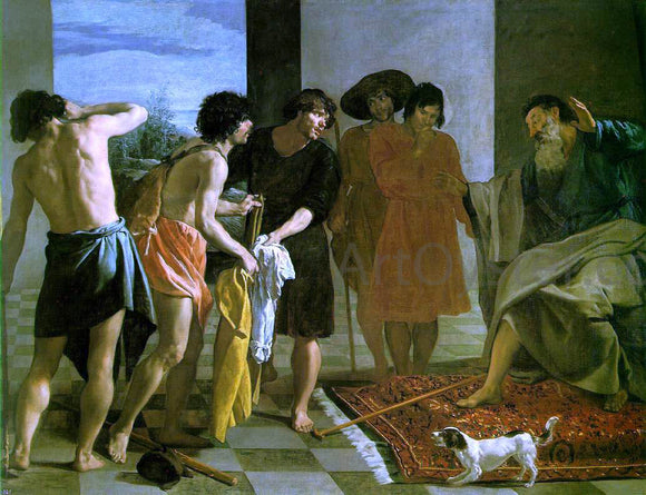  Diego Rodriguez De Silva Velazquez Joseph's Bloody Coat Brought to Jacob - Art Print