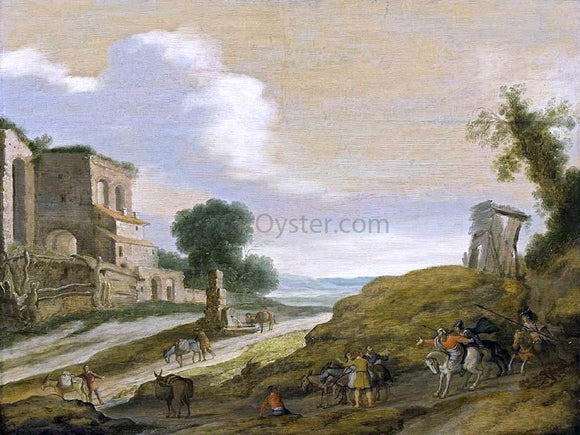  Lambert Jacobsz Joseph's Brothers on the Road from Egypt - Art Print
