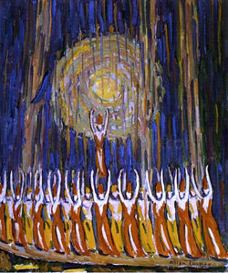  Allen Tucker Josie Collins in "The Follies" - Art Print