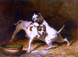  Alfred De Dreux Jouant Devant Une Ecuelle - Art Print