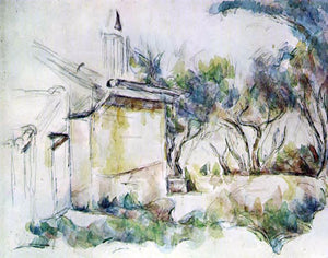  Paul Cezanne Jourdan's Cottage - Art Print