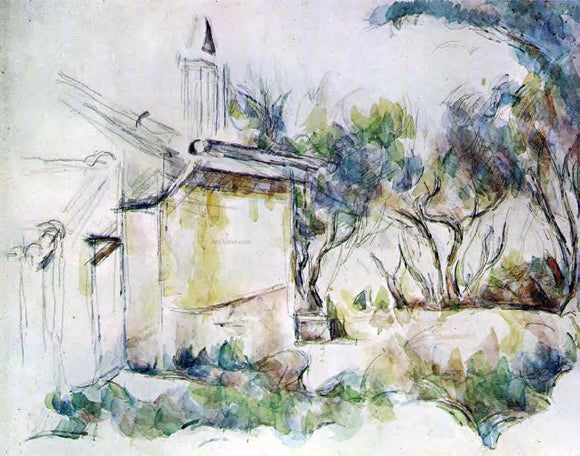  Paul Cezanne Jourdan's Cottage - Art Print