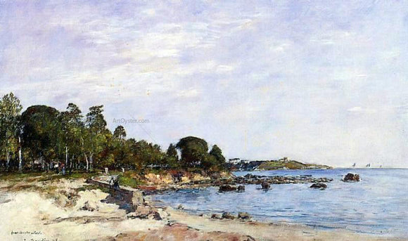  Eugene-Louis Boudin Juan-les-Pins, the Bay and the Shore - Art Print