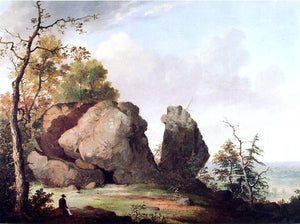  George Henry Durrie Judges Cave, West Rock, New Haven - Art Print