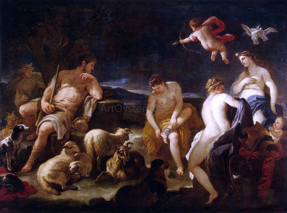  Luca Giordano Judgment of Paris - Art Print