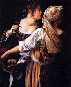  Artemisia Gentileschi Judith and Her Maidservant - Art Print