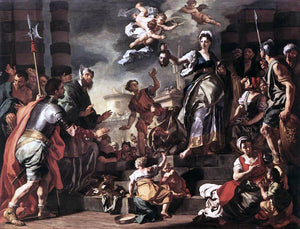  Francesco Solimena Judith with the Head of Holofernes - Art Print